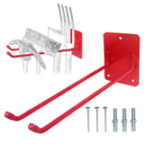 Maxbell Garage Storage Hook Easy Installation Tool Organizer for Garage Spade Chairs Red