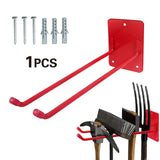 Maxbell Garage Storage Hook Easy Installation Tool Organizer for Garage Spade Chairs Red