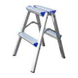 Maxbell Foldable Ladder Car Beauty Factories Household Office Wide Pedal Step Ladder 2 Step