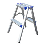 Maxbell Foldable Ladder Car Beauty Factories Household Office Wide Pedal Step Ladder 2 Step