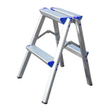 Maxbell Foldable Ladder Car Beauty Factories Household Office Wide Pedal Step Ladder 2 Step