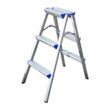 Maxbell Foldable Ladder Car Beauty Factories Household Office Wide Pedal Step Ladder 3 Step
