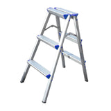 Maxbell Foldable Ladder Car Beauty Factories Household Office Wide Pedal Step Ladder 3 Step