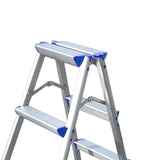 Maxbell Foldable Ladder Car Beauty Factories Household Office Wide Pedal Step Ladder 3 Step
