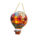 Maxbell Hot Air Balloon Suncatcher Hanging Decoration for Living Room Fireplace Door