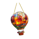 Maxbell Hot Air Balloon Suncatcher Hanging Decoration for Living Room Fireplace Door