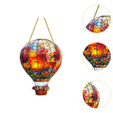 Maxbell Hot Air Balloon Suncatcher Hanging Decoration for Living Room Fireplace Door