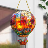 Maxbell Hot Air Balloon Suncatcher Hanging Decoration for Living Room Fireplace Door