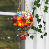Maxbell Hot Air Balloon Suncatcher Hanging Decoration for Living Room Fireplace Door