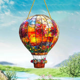 Maxbell Hot Air Balloon Suncatcher Hanging Decoration for Living Room Fireplace Door