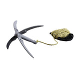 Maxbell Aquatic Weed Knife Sturdy Portable Folding Weed Shave for Pool Pruning Beach with 15m rope