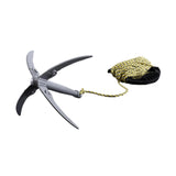 Maxbell Aquatic Weed Knife Sturdy Portable Folding Weed Shave for Pool Pruning Beach with 15m rope