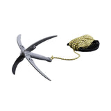 Maxbell Aquatic Weed Knife Sturdy Portable Folding Weed Shave for Pool Pruning Beach with 15m rope