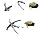 Maxbell Aquatic Weed Knife Sturdy Portable Folding Weed Shave for Pool Pruning Beach with 15m rope