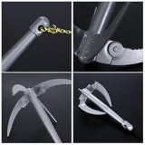 Maxbell Aquatic Weed Knife Sturdy Portable Folding Weed Shave for Pool Pruning Beach with 15m rope