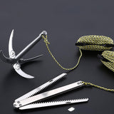 Maxbell Aquatic Weed Knife Sturdy Portable Folding Weed Shave for Pool Pruning Beach with 15m rope