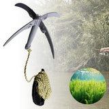 Maxbell Aquatic Weed Knife Sturdy Portable Folding Weed Shave for Pool Pruning Beach with 15m rope