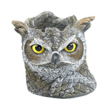Maxbell Owl Planter Small Flower Pot Resin Sculpture for Entrance, TV Cabinet Rustic