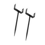 Maxbell 2x Downspout Bracket Rainwater Pipe Holder Iron for Yard Industrial Use Lawn