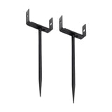 Maxbell 2x Downspout Bracket Rainwater Pipe Holder Iron for Yard Industrial Use Lawn