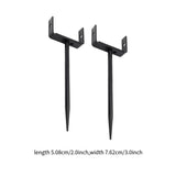 Maxbell 2x Downspout Bracket Rainwater Pipe Holder Iron for Yard Industrial Use Lawn