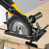Maxbell Cutting Grooving Bracket Holder Fit 100-125mm Angle Grinder with Guide Ruler