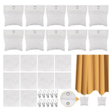 Maxbell 8Pcs Curtain Weight Bags for Wind Unfilled for Window Tablecloth Garden Flag