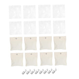 Maxbell 8Pcs Curtain Weight Bags for Wind Unfilled for Window Tablecloth Garden Flag