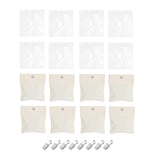 Maxbell 8Pcs Curtain Weight Bags for Wind Unfilled for Window Tablecloth Garden Flag