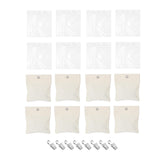 Maxbell 8Pcs Curtain Weight Bags for Wind Unfilled for Window Tablecloth Garden Flag