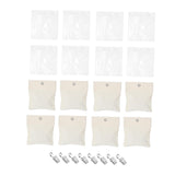 Maxbell 8Pcs Curtain Weight Bags for Wind Unfilled for Window Tablecloth Garden Flag