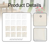 Maxbell 8Pcs Curtain Weight Bags for Wind Unfilled for Window Tablecloth Garden Flag
