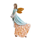 Maxbell Angel Figurine Collection Gift Accessories Ornaments Supplies Cute Miniature Blue Orange