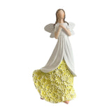Maxbell Angel Figurine Collection Gift Accessories Ornaments Supplies Cute Miniature White Green