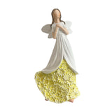 Maxbell Angel Figurine Collection Gift Accessories Ornaments Supplies Cute Miniature White Green