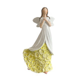 Maxbell Angel Figurine Collection Gift Accessories Ornaments Supplies Cute Miniature White Green
