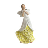 Maxbell Angel Figurine Collection Gift Accessories Ornaments Supplies Cute Miniature White Green