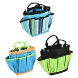 Maxbell Garden Tool Bag Gardeners Multipurpose Waterproof with Handle Gardening Tote 30x10x24.5cm Colorful