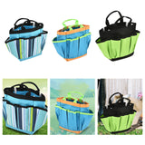 Maxbell Garden Tool Bag Gardeners Multipurpose Waterproof with Handle Gardening Tote 30x10x24.5cm Colorful