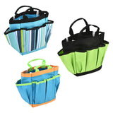 Maxbell Garden Tool Bag Gardeners Multipurpose Waterproof with Handle Gardening Tote 30x10x24.5cm Colorful