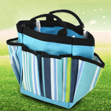 Maxbell Garden Tool Bag Gardeners Multipurpose Waterproof with Handle Gardening Tote 30x10x24.5cm Colorful