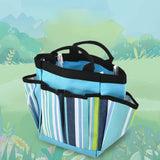 Maxbell Garden Tool Bag Gardeners Multipurpose Waterproof with Handle Gardening Tote 30x10x24.5cm Colorful