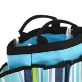 Maxbell Garden Tool Bag Gardeners Multipurpose Waterproof with Handle Gardening Tote 30x10x24.5cm Colorful