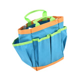 Maxbell Garden Tool Bag Gardeners Multipurpose Waterproof with Handle Gardening Tote 30x10x24.5cm Blue