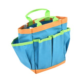 Maxbell Garden Tool Bag Gardeners Multipurpose Waterproof with Handle Gardening Tote 30x10x24.5cm Blue