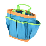 Maxbell Garden Tool Bag Gardeners Multipurpose Waterproof with Handle Gardening Tote 30x10x24.5cm Blue