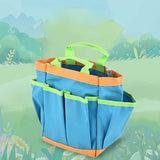 Maxbell Garden Tool Bag Gardeners Multipurpose Waterproof with Handle Gardening Tote 30x10x24.5cm Blue