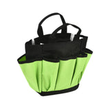 Maxbell Garden Tool Bag Gardeners Multipurpose Waterproof with Handle Gardening Tote 28x10x27.5cm Green