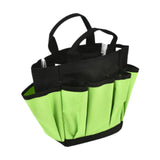 Maxbell Garden Tool Bag Gardeners Multipurpose Waterproof with Handle Gardening Tote 28x10x27.5cm Green