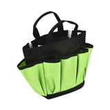 Maxbell Garden Tool Bag Gardeners Multipurpose Waterproof with Handle Gardening Tote 28x10x27.5cm Green